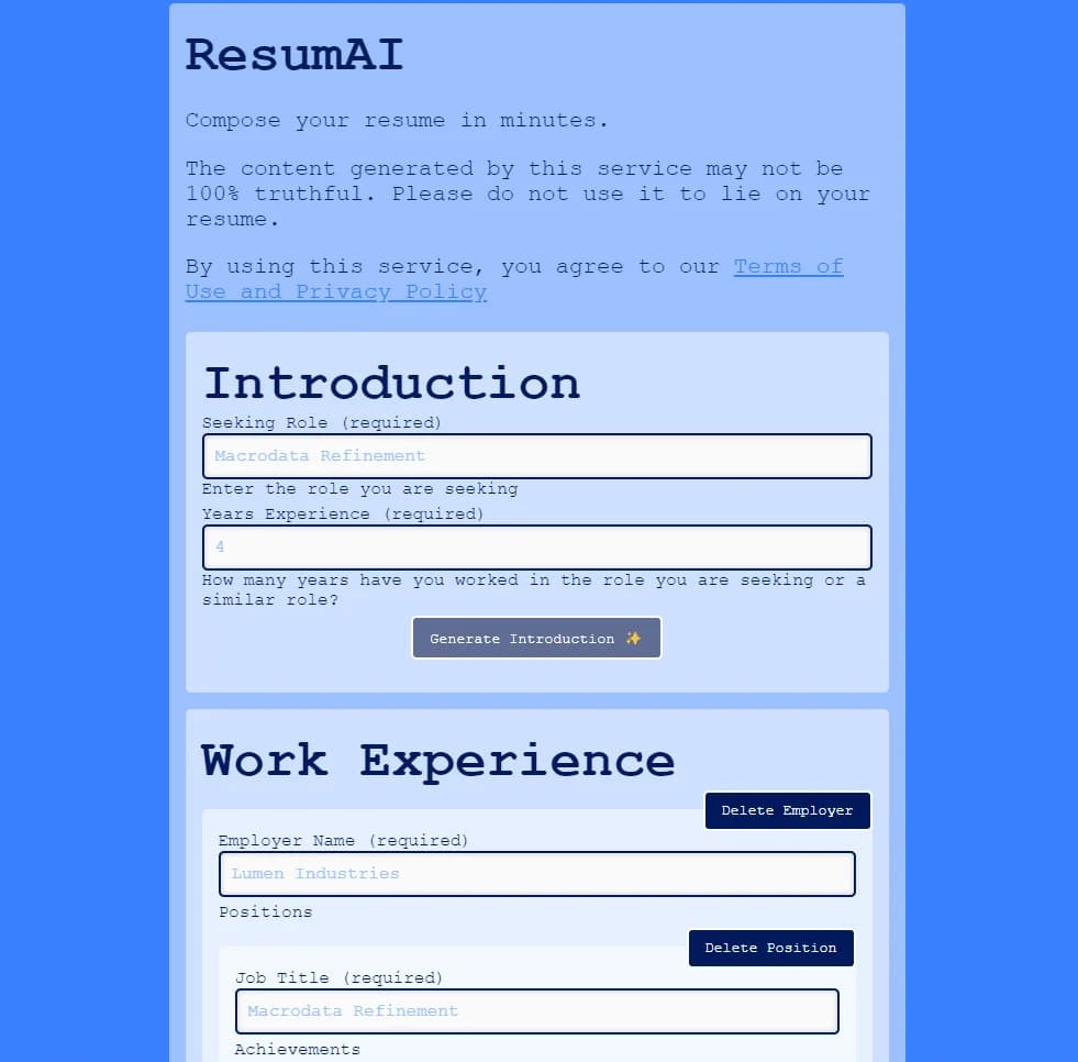 ResumAI