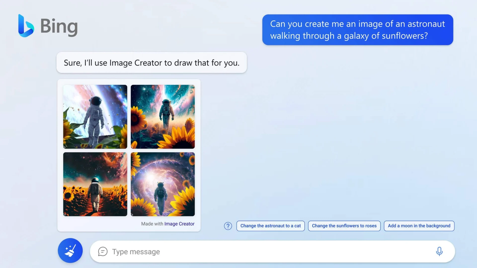 Новый Bing Image Creator: создавайте изображения при помощи слов