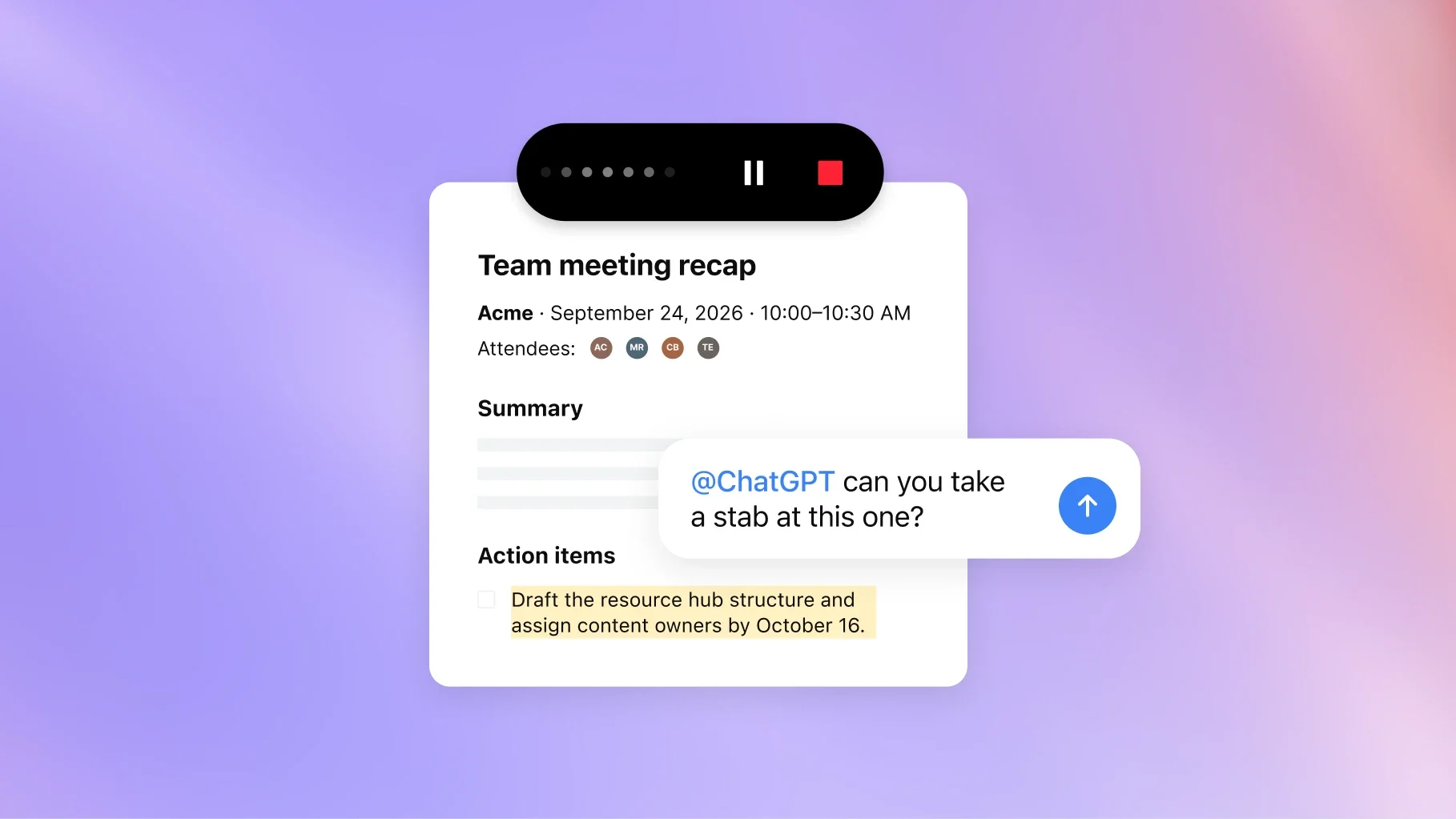 Meetings Plugin для ChatGPT