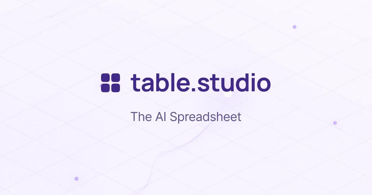 Table Studio