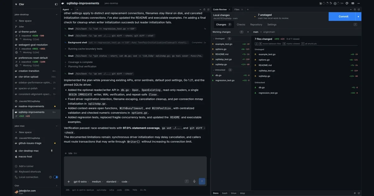 Clor — мультиплексор для Claude Code и Codex