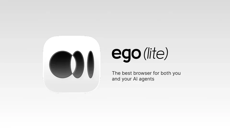 ego(lite) — браузер для совместной работы с ИИ-агентами