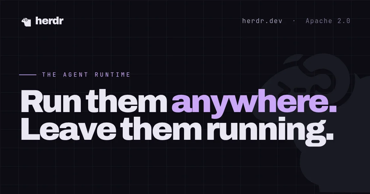 Herdr — постоянная среда для терминальных сессий агентов