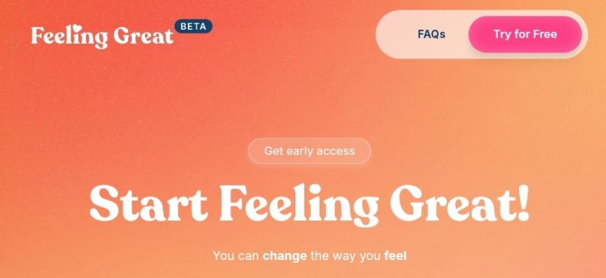 Feeling Great app