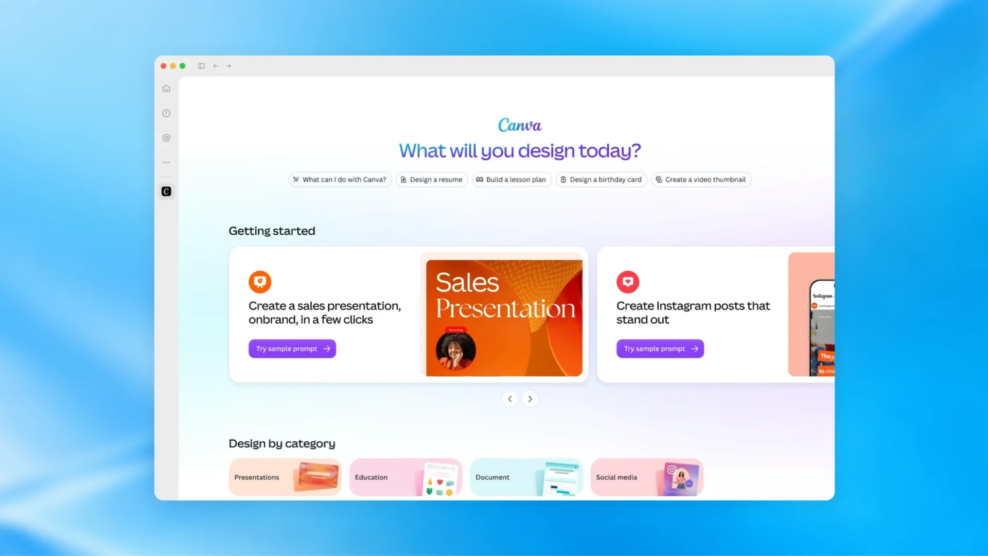 Боковая панель ChatGPT с подключённым приложением Canva